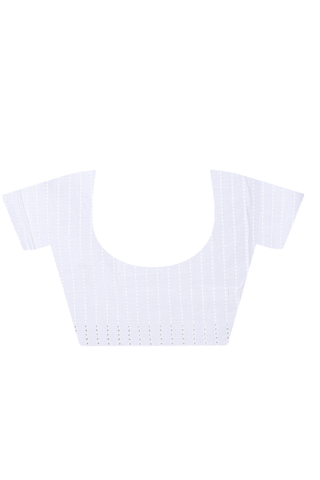 Blue White Pure Cotton Teru Hand Loom Saree (1257)